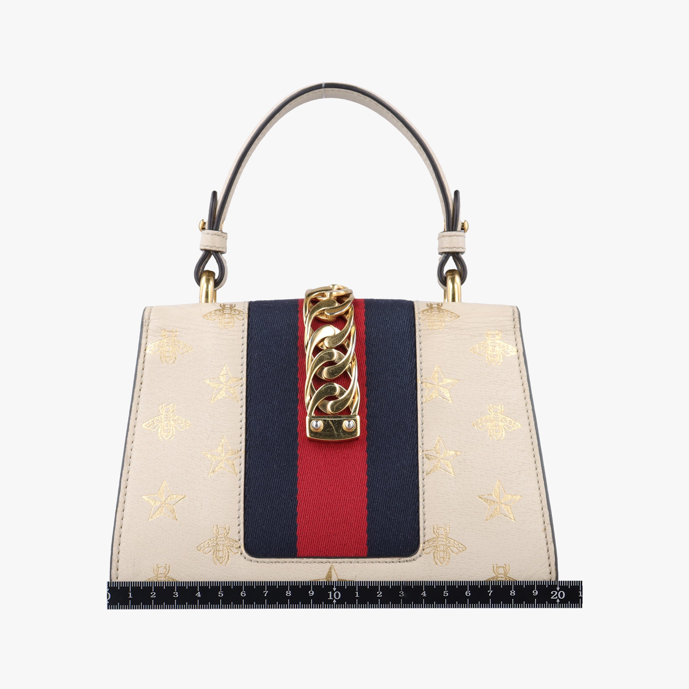Sylvie Ivory×navy×red Leather 470270 G029644752シルヴィ アイボリー×ネイビー×レッド レザー 470270 G029644752