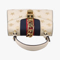 Sylvie Ivory×navy×red Leather 470270 G029644752シルヴィ アイボリー×ネイビー×レッド レザー 470270 G029644752