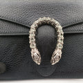 Pre-owned Gucci Dionysus Black Leather 421970 shoulderbag | stylenewstar
