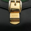 Sylvie Black×green×red Leather 421882 E021240504シルヴィ ブラック×グリーン×レッド レザー 421882 E021240504