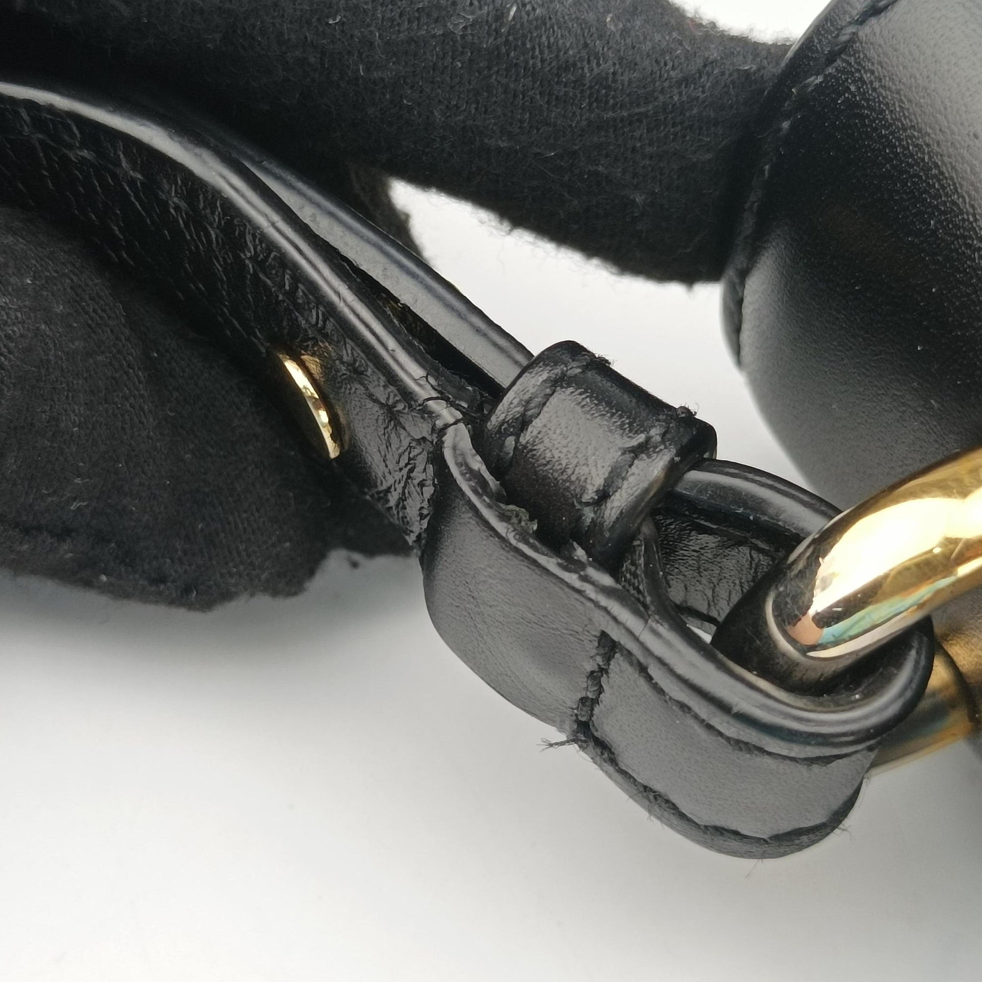 Sylvie Black×green×red Leather 421882 E021240504シルヴィ ブラック×グリーン×レッド レザー 421882 E021240504