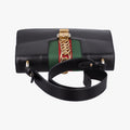 Sylvie Black×green×red Leather 421882 E021240504シルヴィ ブラック×グリーン×レッド レザー 421882 E021240504