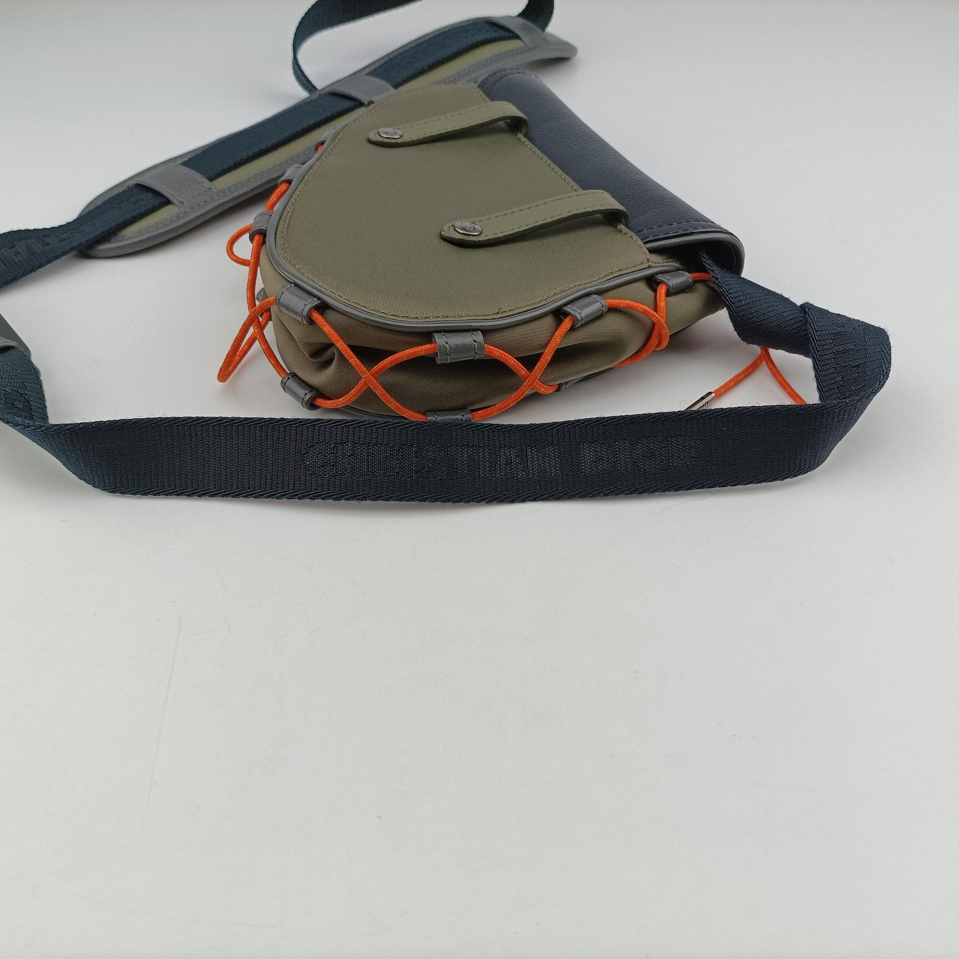 saddle Green×Navy Leather×Nylon 27-BO-0291サドル グリーン×ネイビー レザー×ナイロン 27-BO-0291