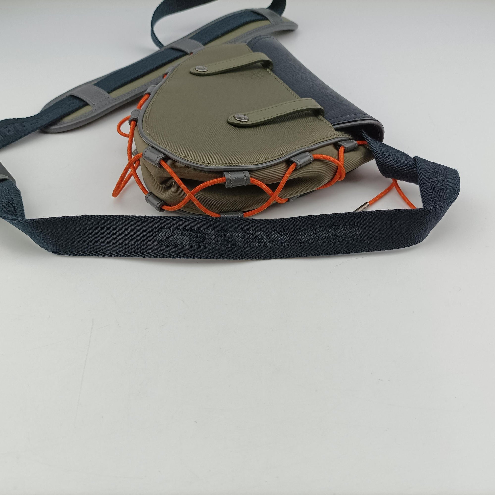 saddle Green×Navy Leather×Nylon 27-BO-0291サドル グリーン×ネイビー レザー×ナイロン 27-BO-0291