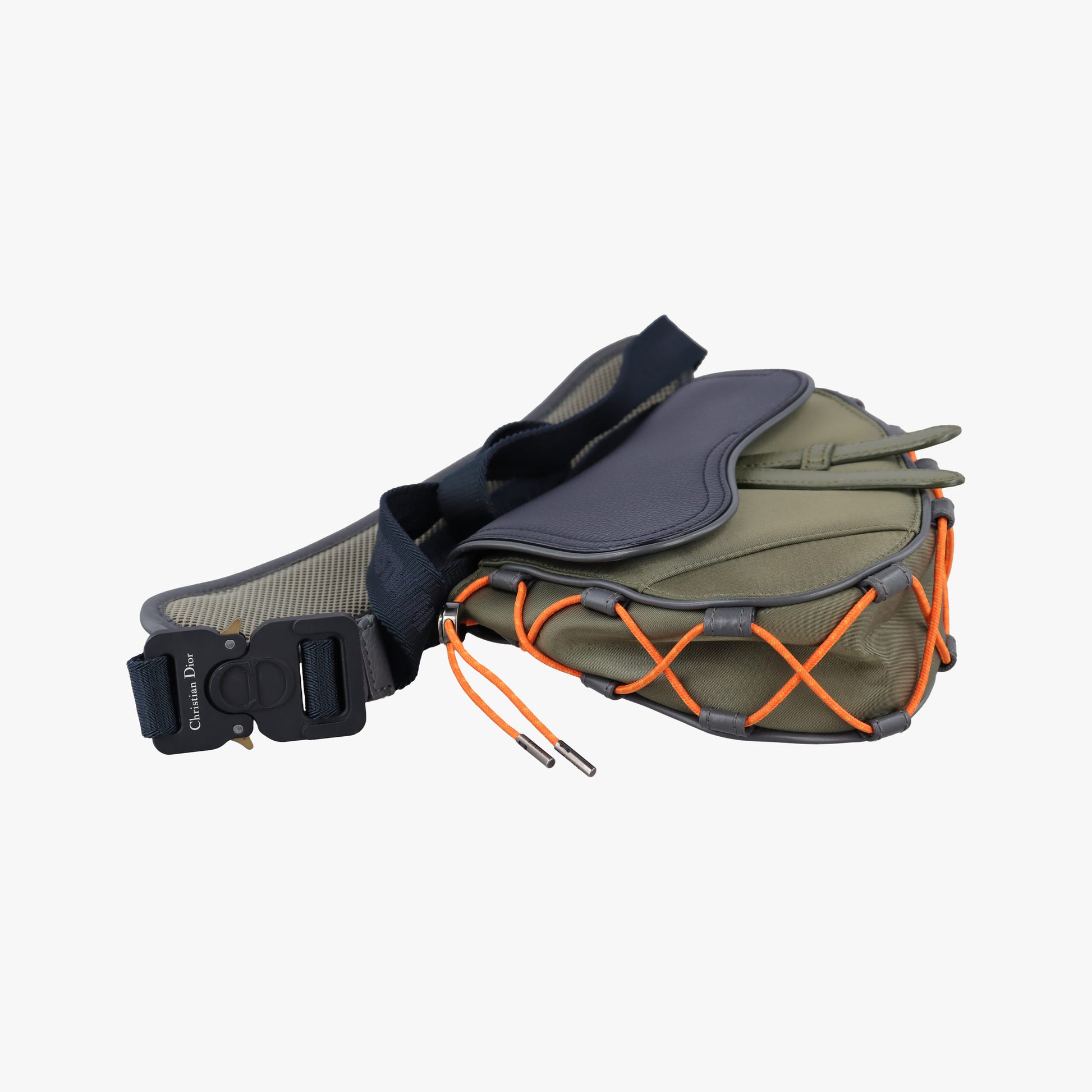 saddle Green×Navy Leather×Nylon 27-BO-0291サドル グリーン×ネイビー レザー×ナイロン 27-BO-0291