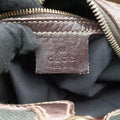 Amalfi bamboo Brown Canvas×Leather 154378 アマルフィ バンブー ブラウン キャンバス×レザー 154378 