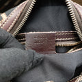 Amalfi bamboo Brown Canvas×Leather 154378 アマルフィ バンブー ブラウン キャンバス×レザー 154378 