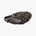 Amalfi bamboo Brown Canvas×Leather 154378 アマルフィ バンブー ブラウン キャンバス×レザー 154378 