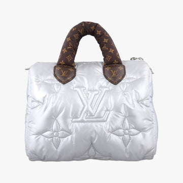 Speedy Bandouliere 25 Silver Recycled metallic nylon M20973 IC Chipスピーディバンドリエール25 シルバー リサイクル メタリック ナイロン M20973 ICチップ