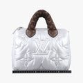 Speedy Bandouliere 25 Silver Recycled metallic nylon M20973 IC Chipスピーディバンドリエール25 シルバー リサイクル メタリック ナイロン M20973 ICチップ
