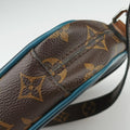 Danube Slim PＭ brown×navy Monogram Canvas×epi M51459 FO3186ダヌーブPＭ モノグラム/ブラウン×ネイビー モノグラムキャンバス×エピ M51459 FO3186
