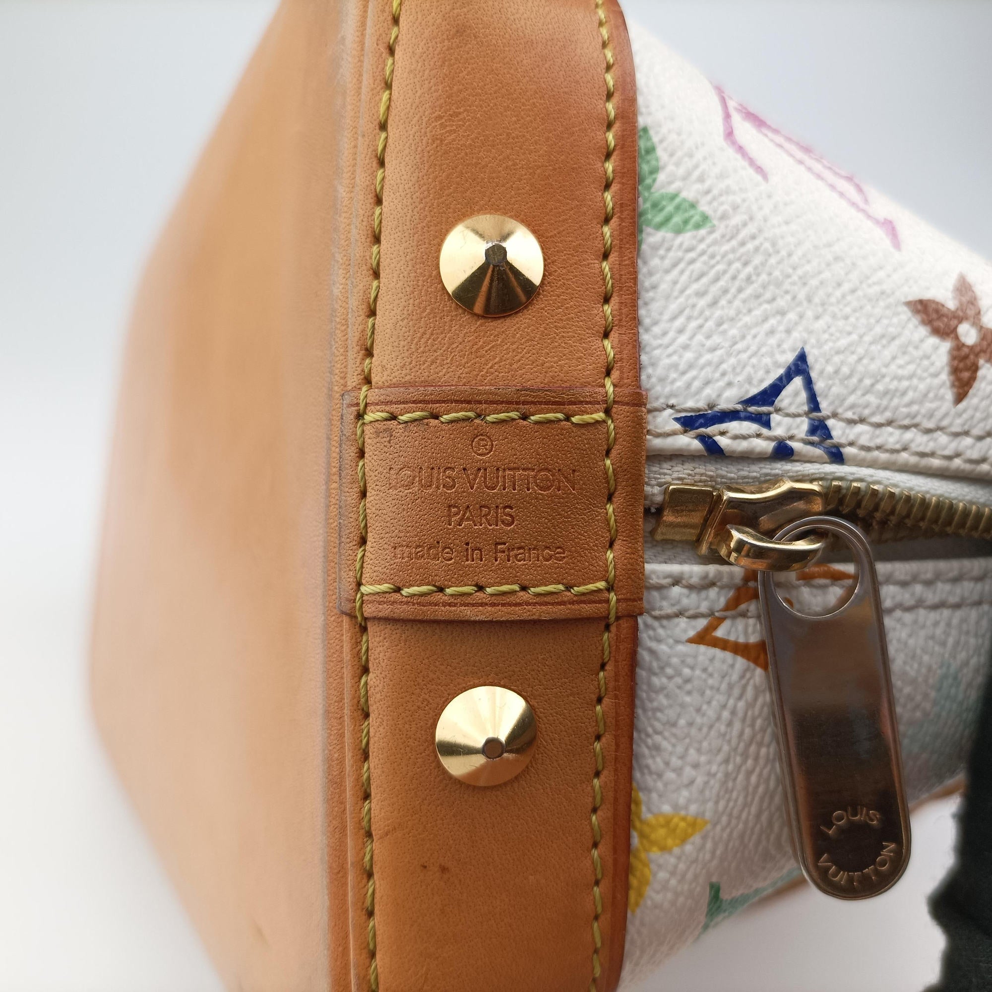 Alma PM white Monogram Multicolor M92647 Lot number unknownアルマ PM ブロン モノグラム マルチカラー M92647 製番不明