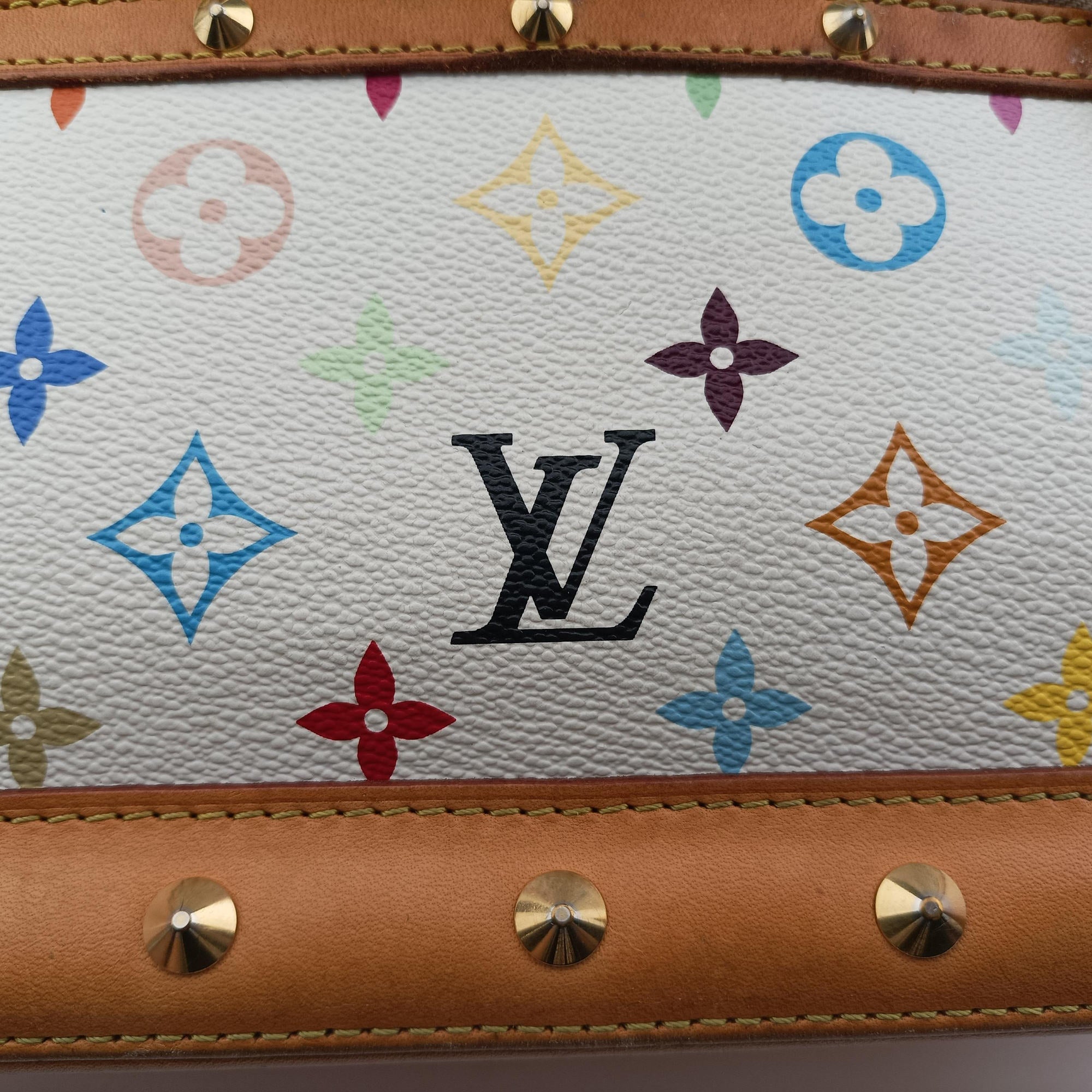 Alma PM white Monogram Multicolor M92647 Lot number unknownアルマ PM ブロン モノグラム マルチカラー M92647 製番不明