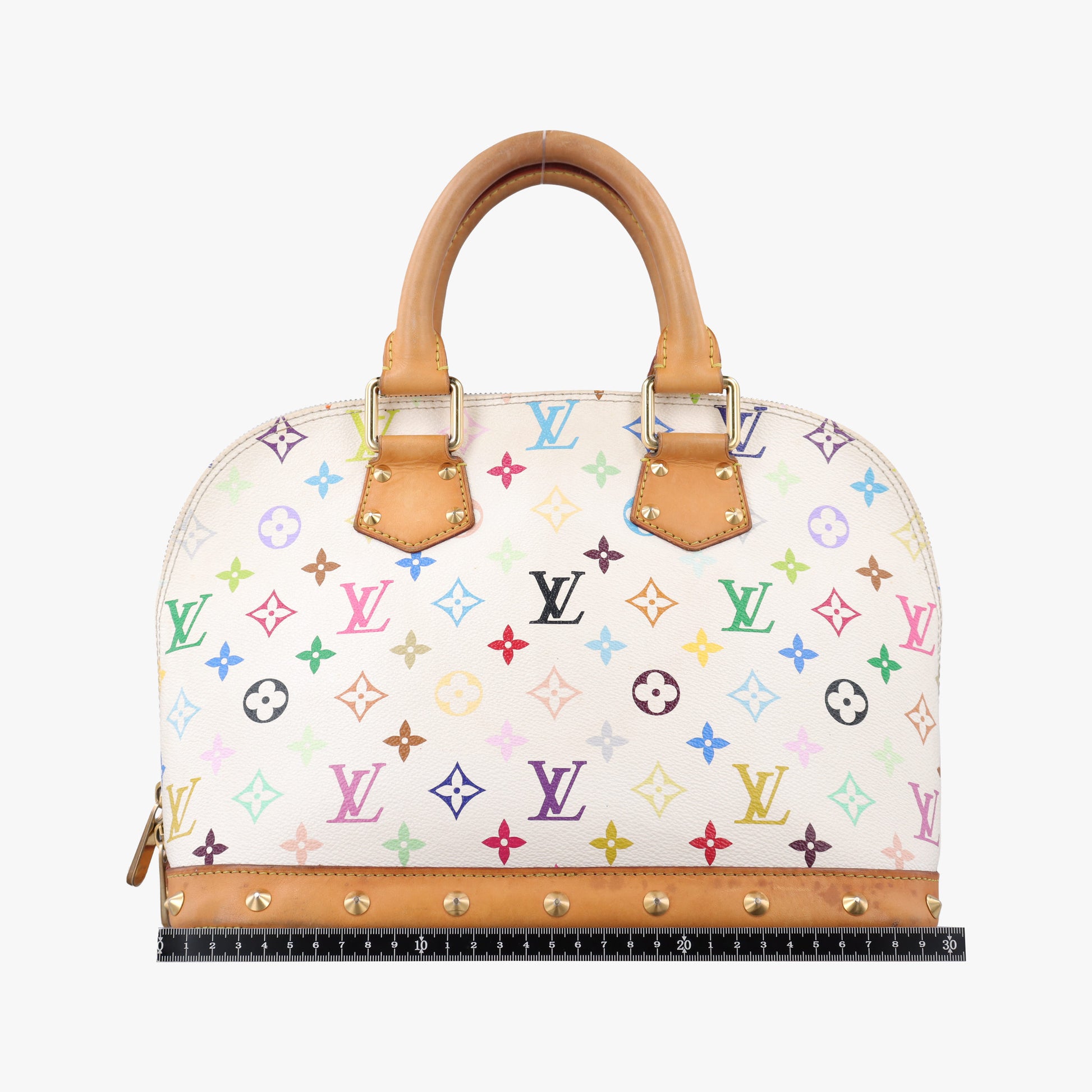 Alma PM white Monogram Multicolor M92647 Lot number unknownアルマ PM ブロン モノグラム マルチカラー M92647 製番不明