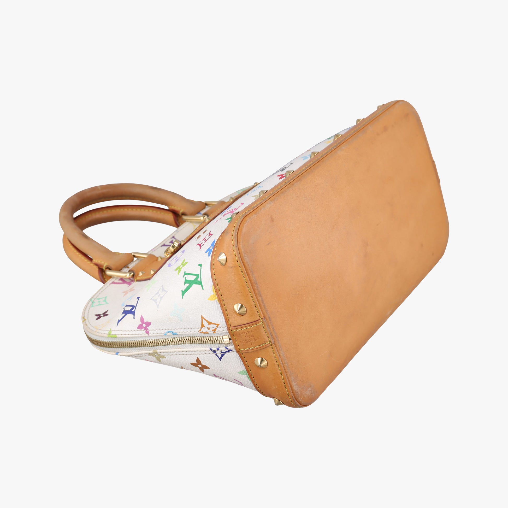 Alma PM white Monogram Multicolor M92647 Lot number unknownアルマ PM ブロン モノグラム マルチカラー M92647 製番不明