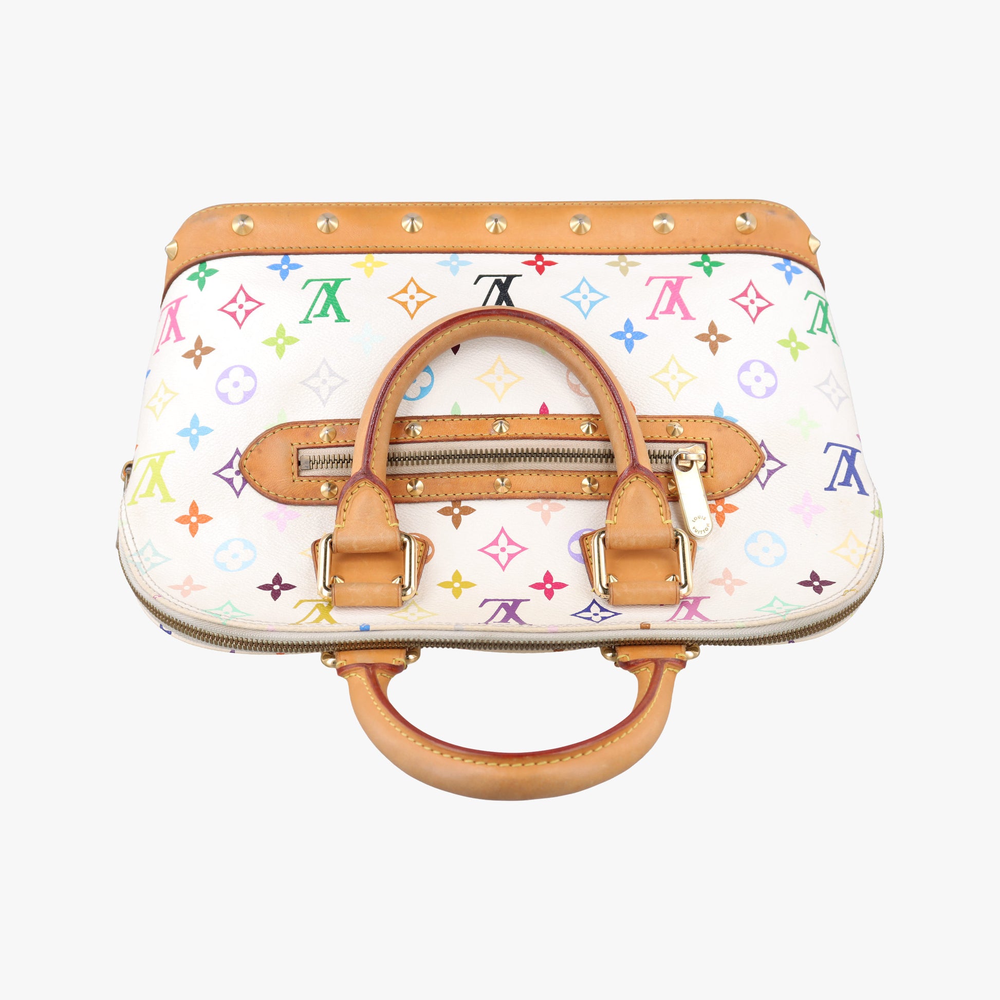 Alma PM white Monogram Multicolor M92647 Lot number unknownアルマ PM ブロン モノグラム マルチカラー M92647 製番不明