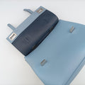 Half Flap Double Turn Lock Blue SAFFIANO Leather BN2821 14/Cハーフフラップダブルターンロック ブルー サフィアーノレザー BN2821 14/C