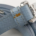 Half Flap Double Turn Lock Blue SAFFIANO Leather BN2821 14/Cハーフフラップダブルターンロック ブルー サフィアーノレザー BN2821 14/C