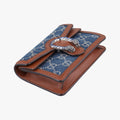 Dionysus Blue×brown denim×leather 476432 ディオニュソス ブルー×ブラウン デニム×レザー 476432 