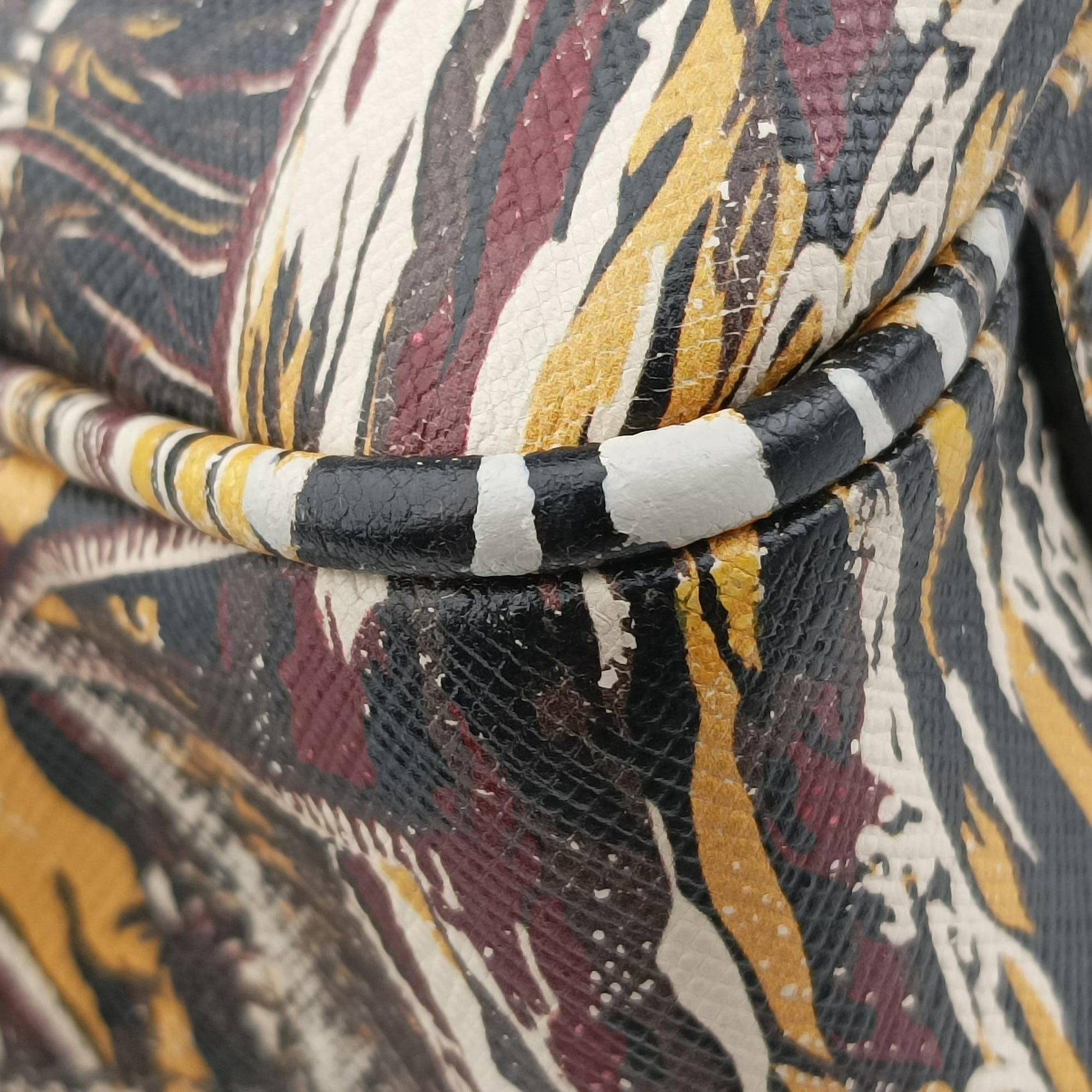 Convertible Bauletto Floral Print Multicolour SAFFIANO Leather 7/Eコンバーチブル バウレット フラワープリント マルチカラー サフィアーノレザー 7/E