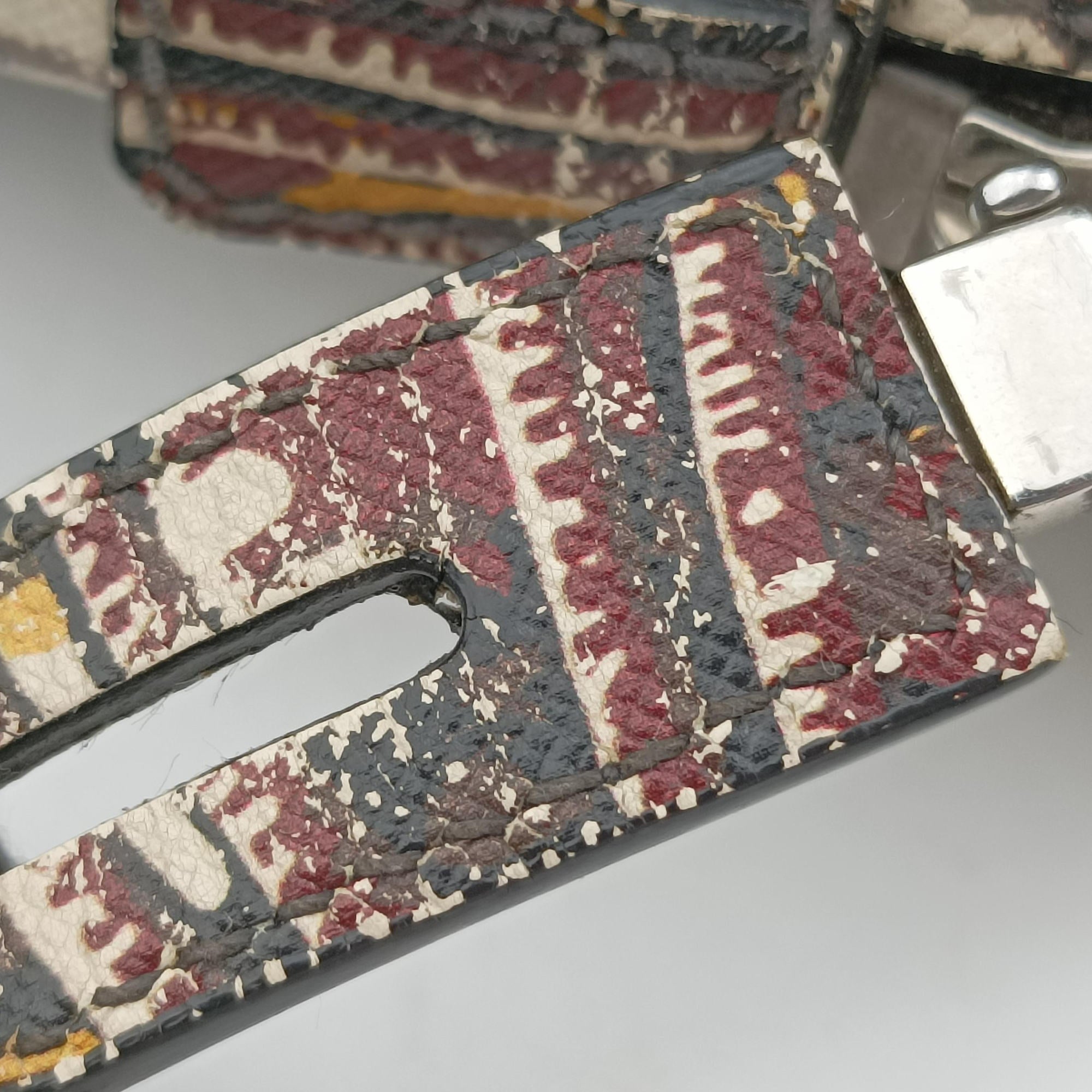 Convertible Bauletto Floral Print Multicolour SAFFIANO Leather 7/Eコンバーチブル バウレット フラワープリント マルチカラー サフィアーノレザー 7/E