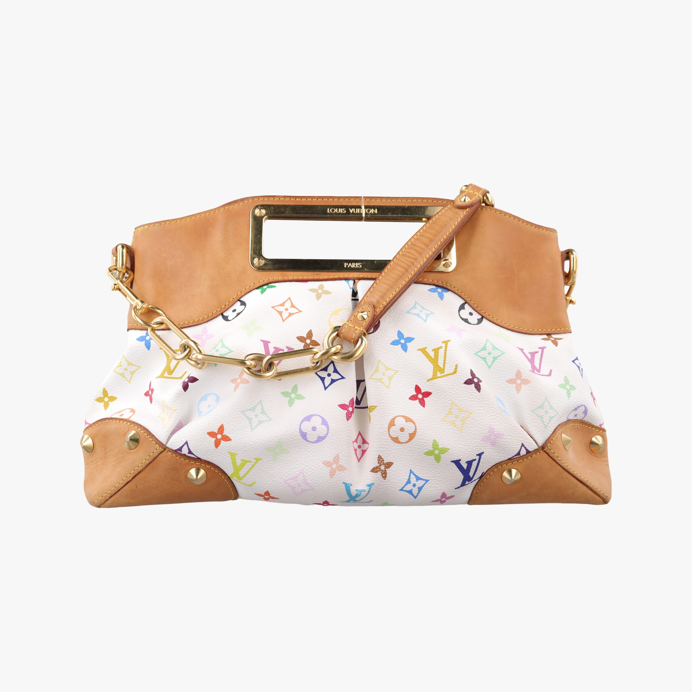 JUDY MM white Monogram Multicolor M40255 Lot number unknownジュディMM ブロン モノグラム マルチカラー M40255 製番不明