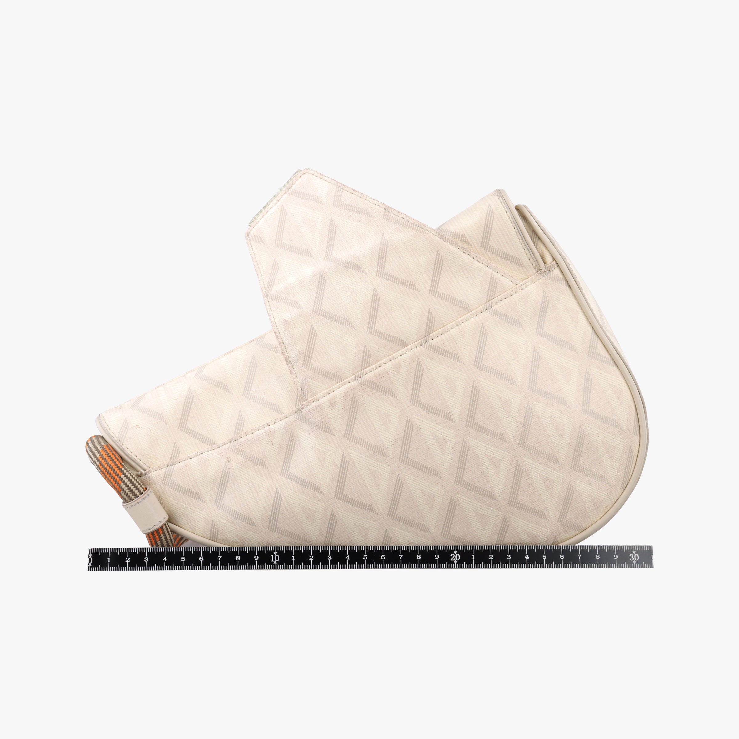 Saddle Beige PVC coated canvas × leather 29-BO-0232サドル ベージュ PVCコーティングキャンバス×レザー 29-BO-0232