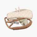 Saddle Beige PVC coated canvas × leather 29-BO-0232サドル ベージュ PVCコーティングキャンバス×レザー 29-BO-0232