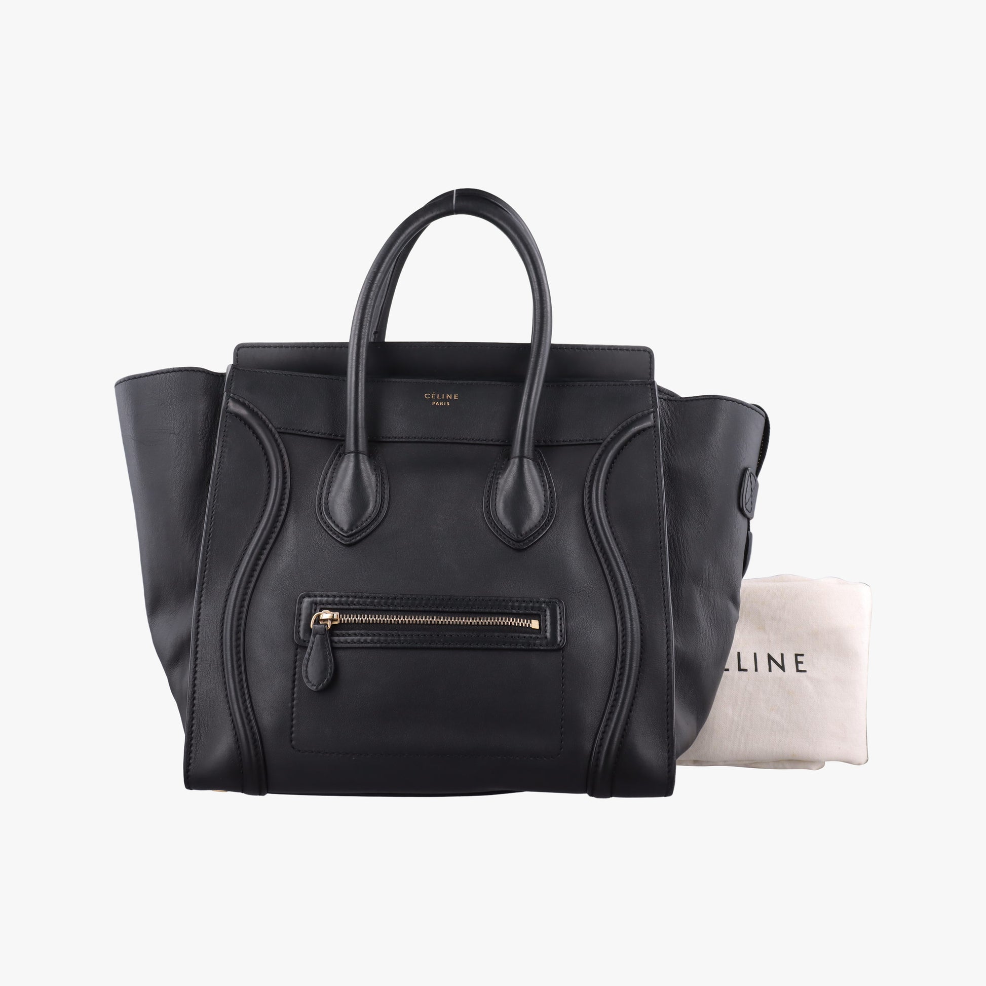 Luggage Mini Shopper Black Leather F-SA-0132 F-UP-0142ラゲージミニショッパー ブラック レザー F-SA-0132 F-UP-0142