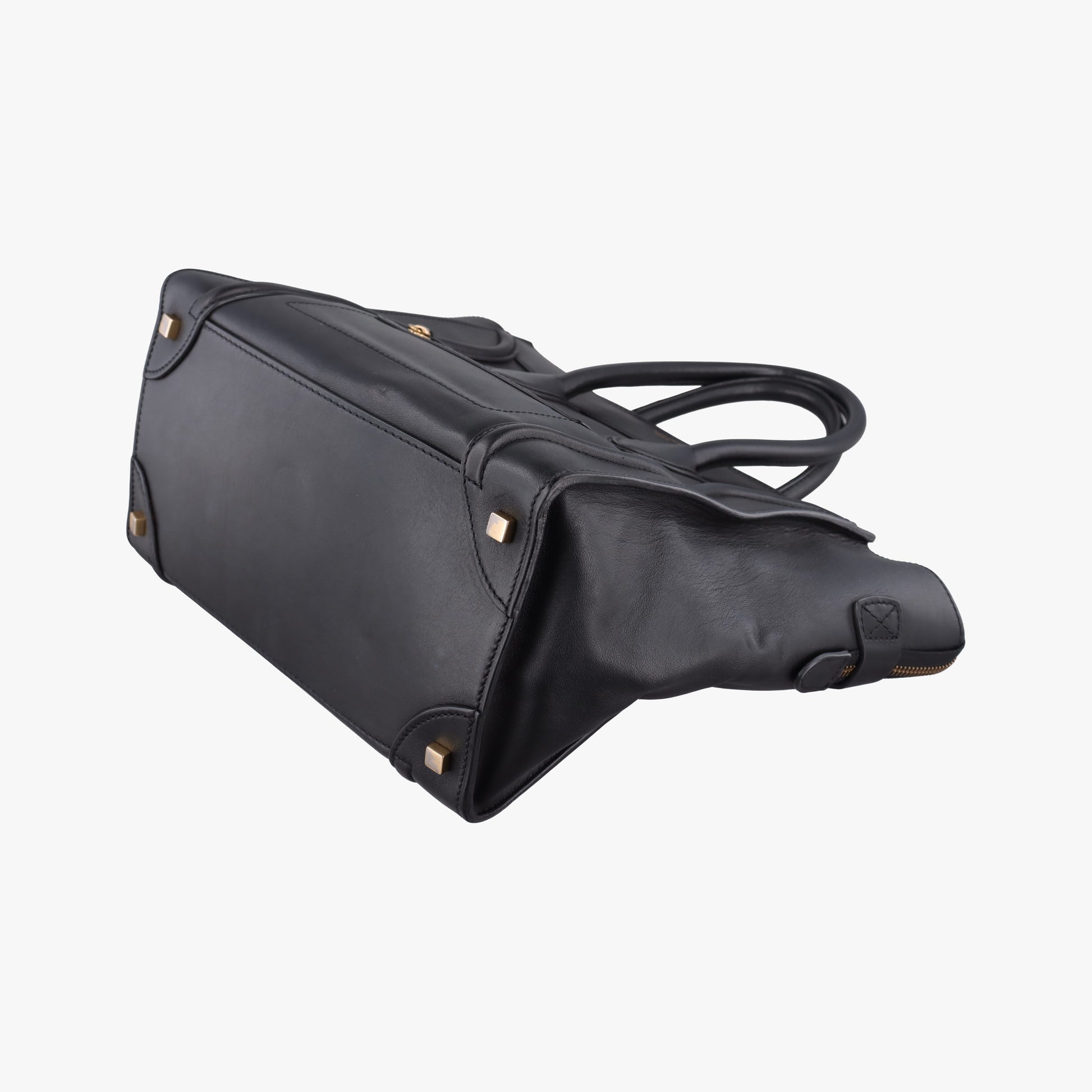 Luggage Mini Shopper Black Leather F-SA-0132 F-UP-0142ラゲージミニショッパー ブラック レザー F-SA-0132 F-UP-0142