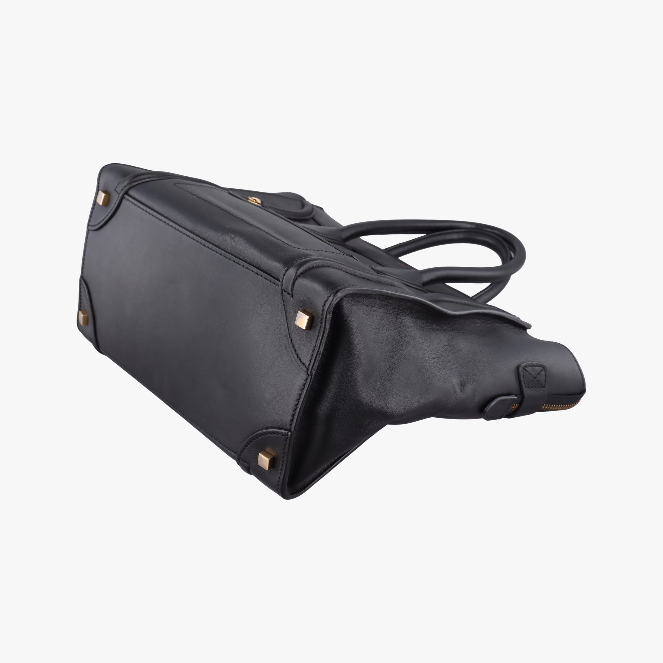 Luggage Mini Shopper Black Leather F-SA-0132 F-UP-0142ラゲージミニショッパー ブラック レザー F-SA-0132 F-UP-0142