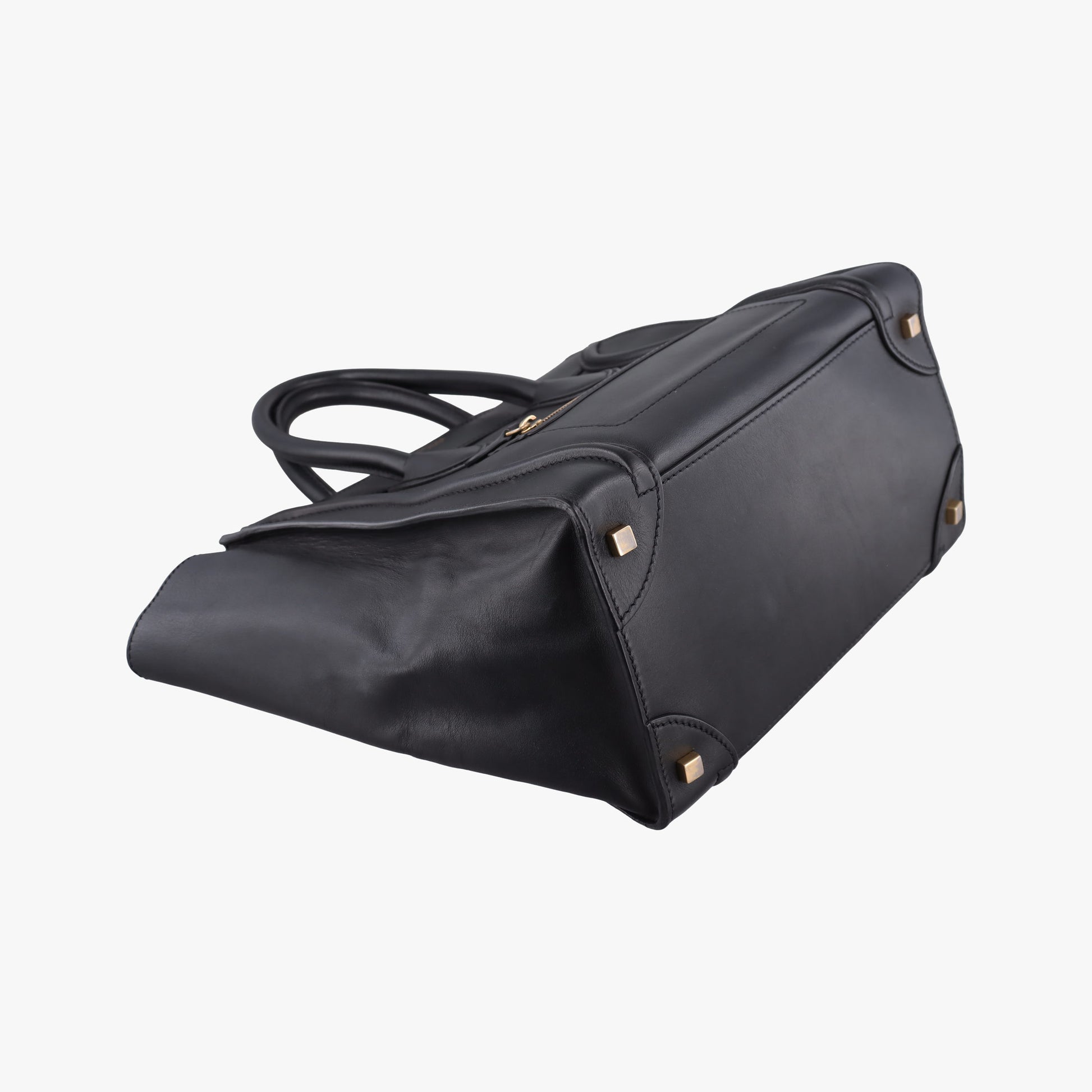 Luggage Mini Shopper Black Leather F-SA-0132 F-UP-0142ラゲージミニショッパー ブラック レザー F-SA-0132 F-UP-0142