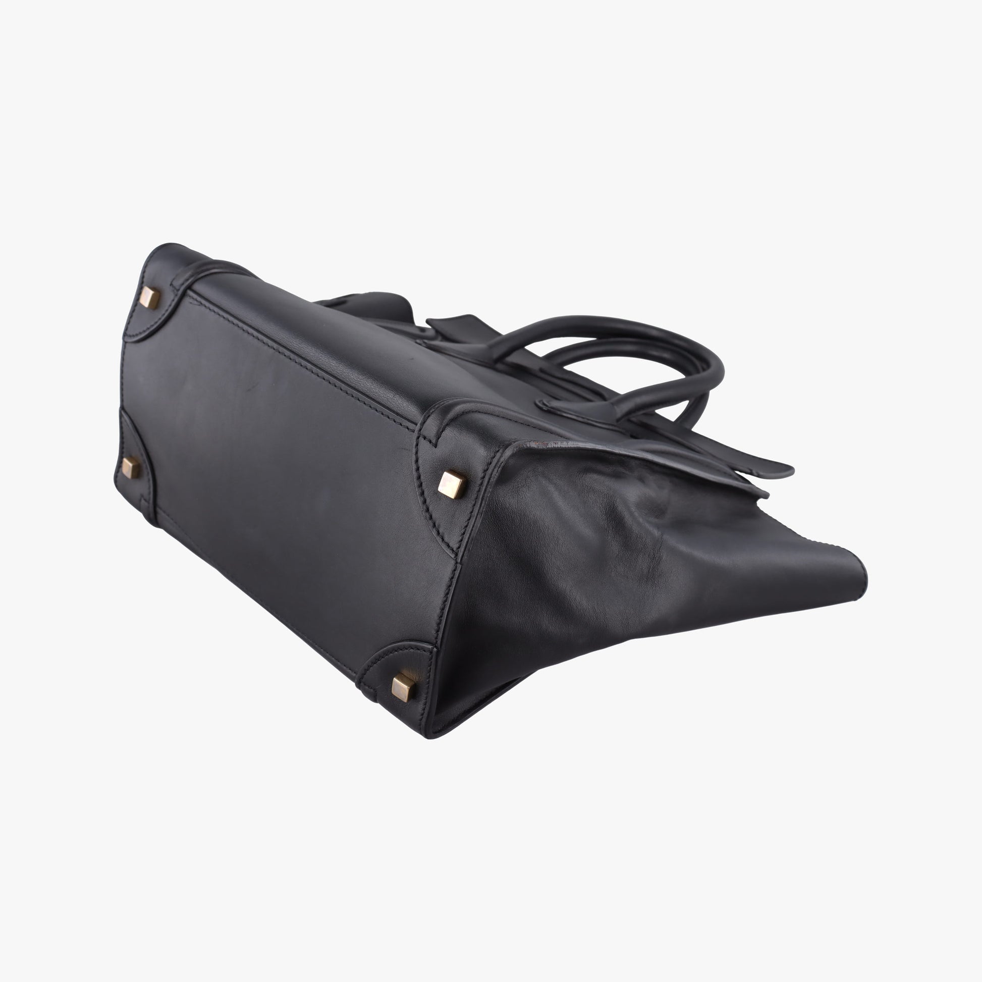 Luggage Mini Shopper Black Leather F-SA-0132 F-UP-0142ラゲージミニショッパー ブラック レザー F-SA-0132 F-UP-0142