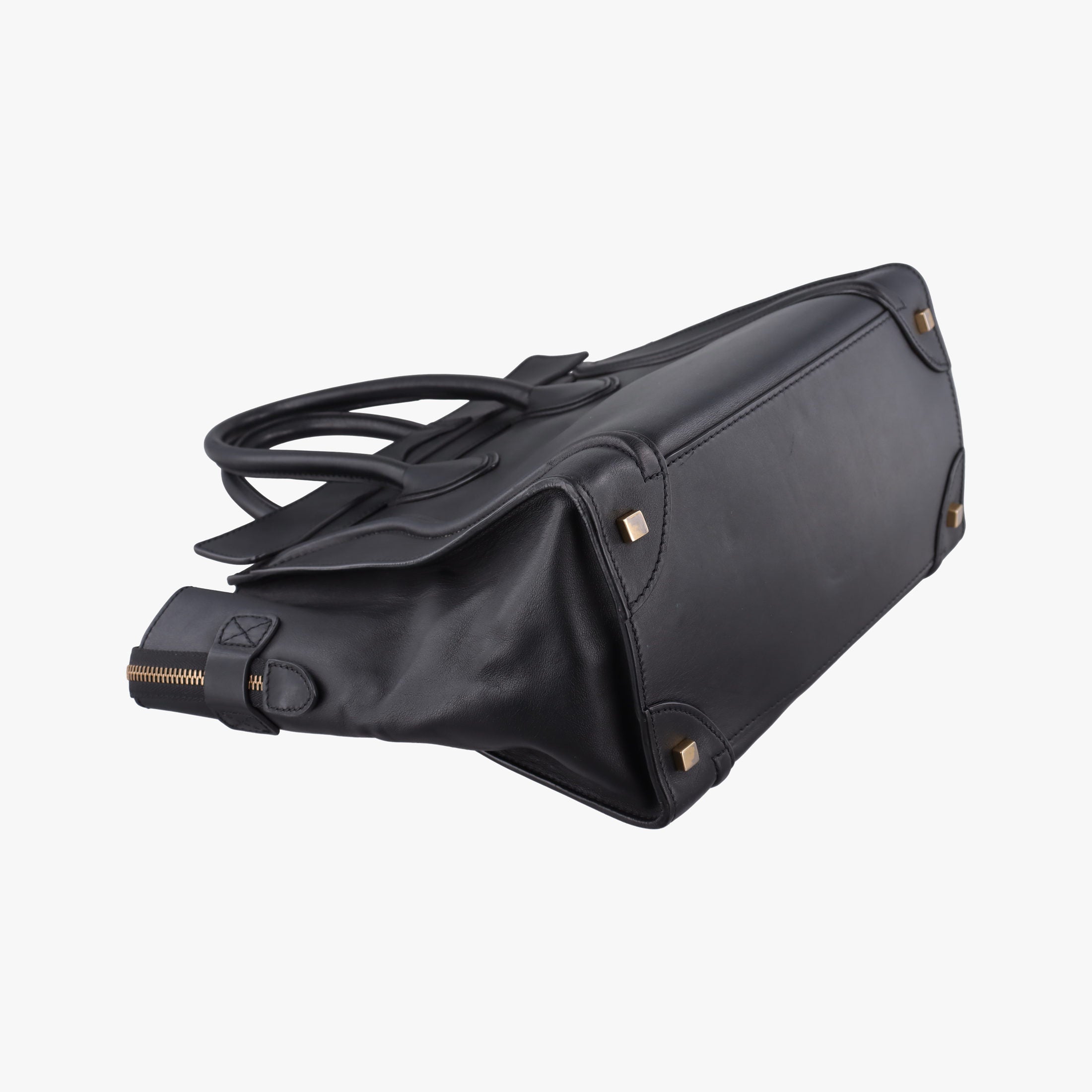 Luggage Mini Shopper Black Leather F-SA-0132 F-UP-0142ラゲージミニショッパー ブラック レザー F-SA-0132 F-UP-0142