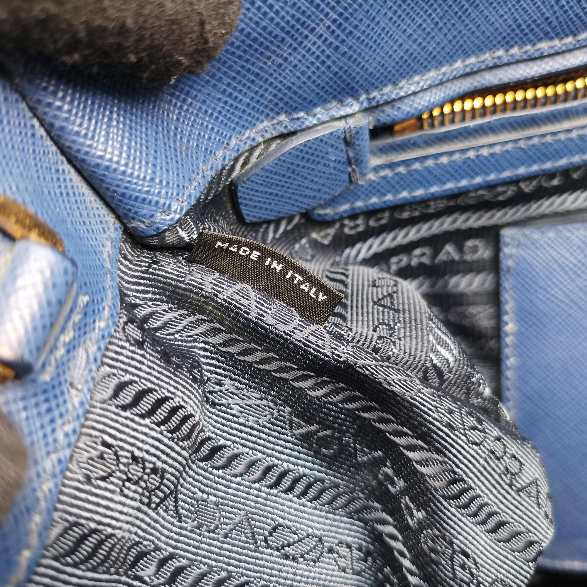 Galleria Blue SAFFIANO Leather BN1786 14/Hガレリア ブルー サフィアーノレザー BN1786 14/H