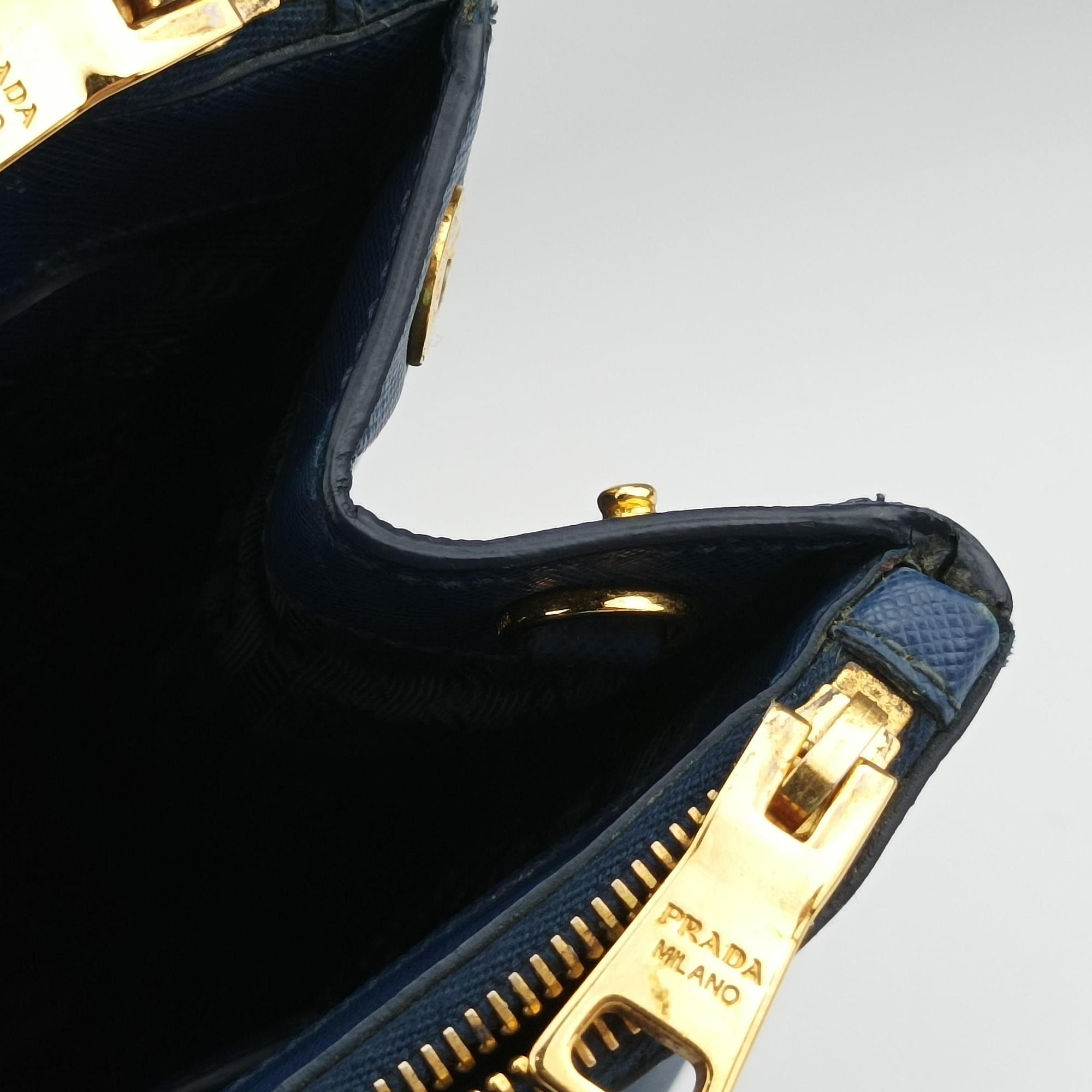 Galleria Blue SAFFIANO Leather BN1786 14/Hガレリア ブルー サフィアーノレザー BN1786 14/H