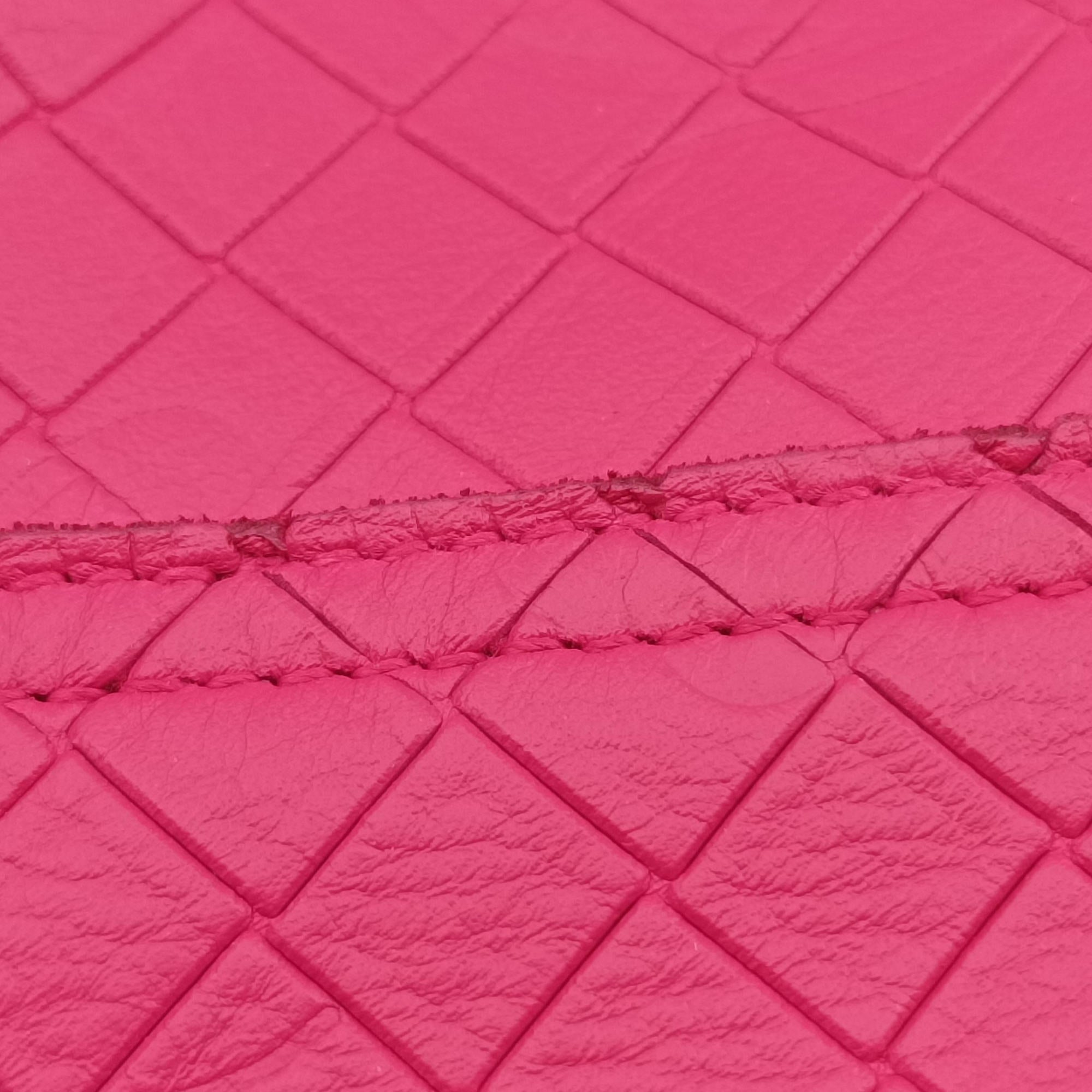 Intrecciato Rose lambskin B02127850Rイントレチャート ローズ レッド ラムスキン B02127850R