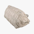 Gaufre Beige Nappa Leather 110ギャザー ベージュ ナッパレザー 110