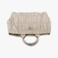 Gaufre Beige Nappa Leather 110ギャザー ベージュ ナッパレザー 110