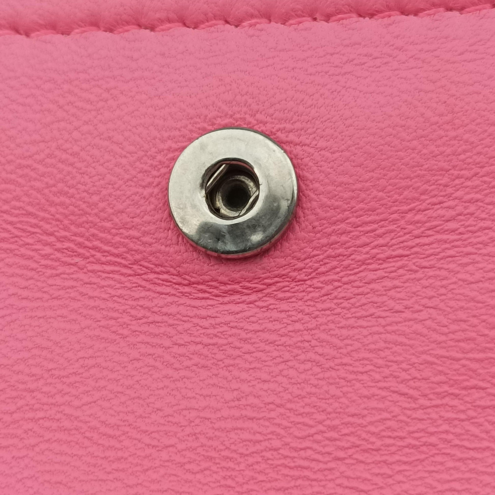 Cassette Pink lambskin IC Chipカセット ピンク ラムスキン ICチップ
