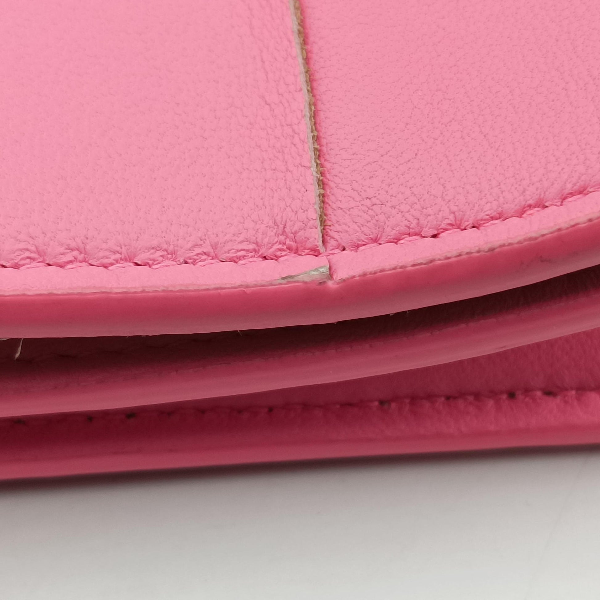 Cassette Pink lambskin IC Chipカセット ピンク ラムスキン ICチップ