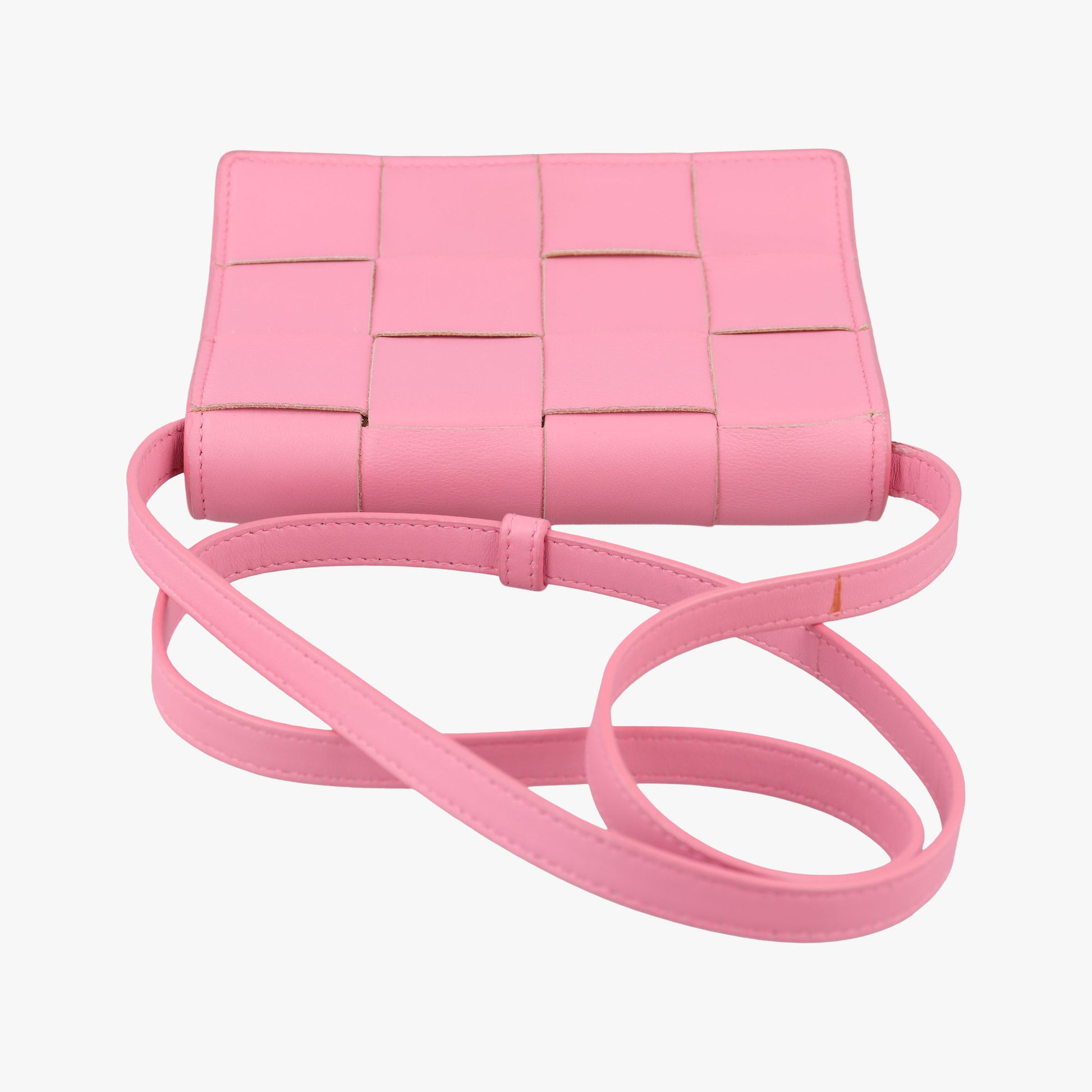 Cassette Pink lambskin IC Chipカセット ピンク ラムスキン ICチップ