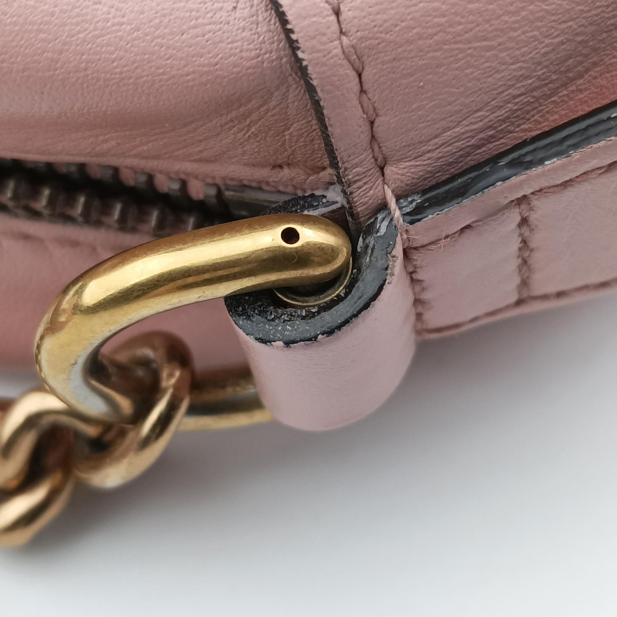 GG Marmont Pink Leather 448065 F021209985GGマーモント ピンク レザー 448065 F021209985