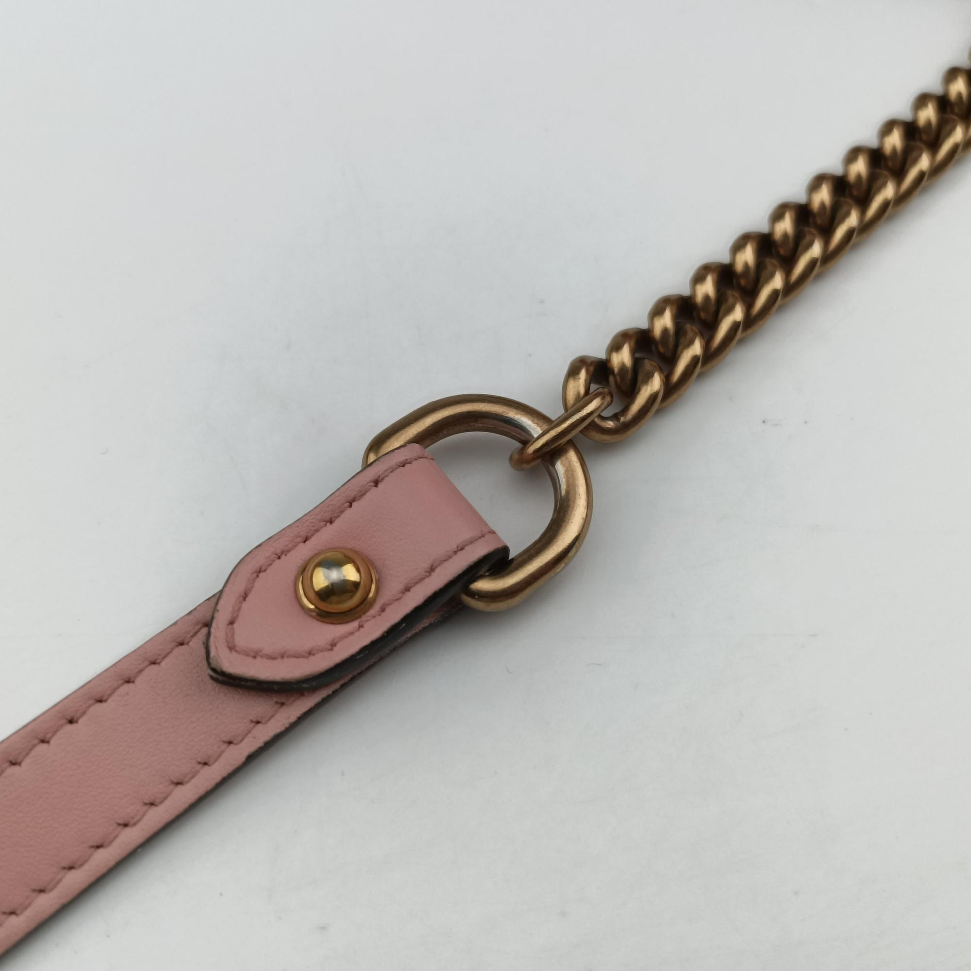 GG Marmont Pink Leather 448065 F021209985GGマーモント ピンク レザー 448065 F021209985