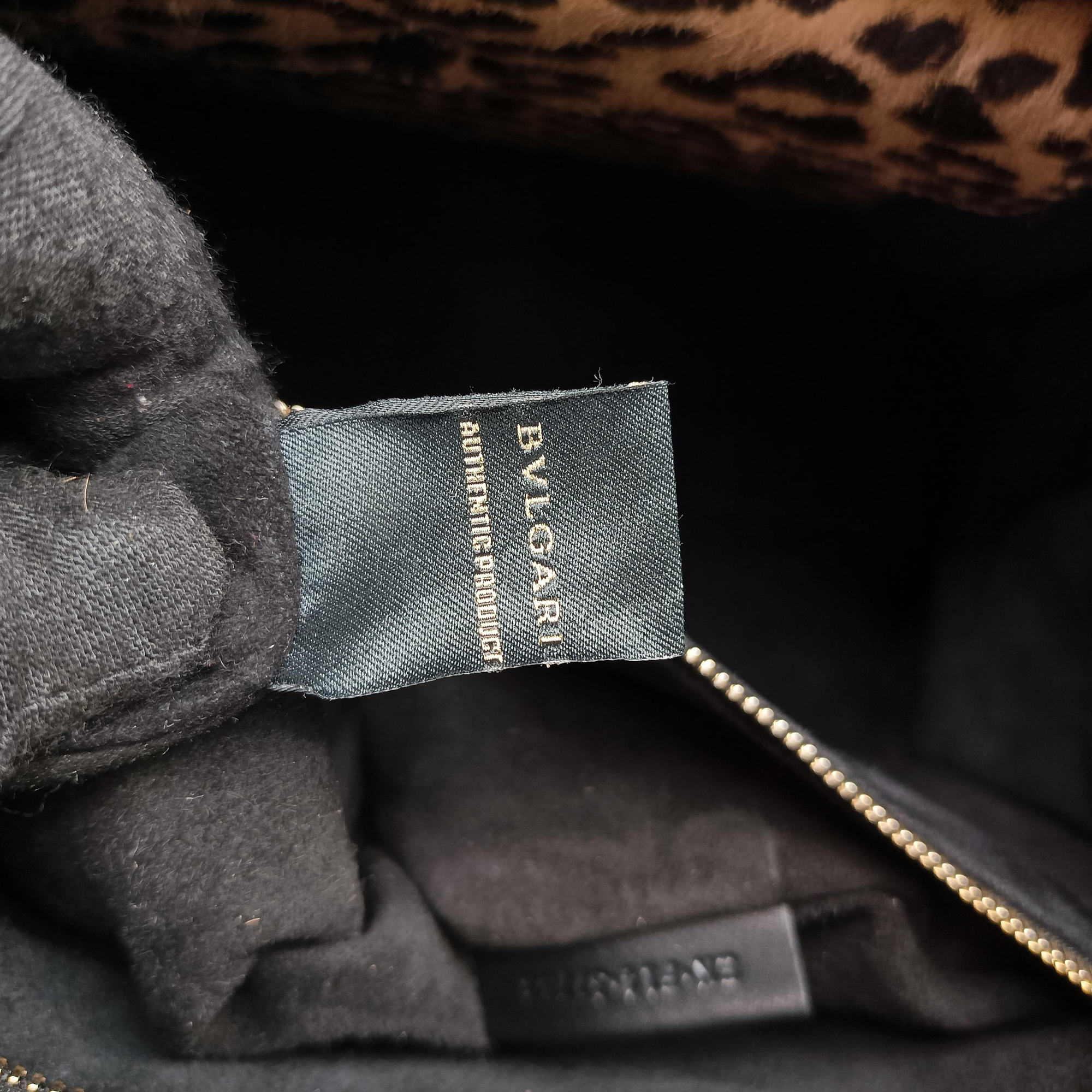 Serpenti Scaglie Black × Leopard Pattern Pony × Leather EK.F14.37788セルペンティ スカリエ ブラック × レオパード柄 ハラコ×レザー EK.F14.37788