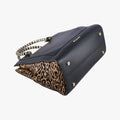Serpenti Scaglie Black × Leopard Pattern Pony × Leather EK.F14.37788セルペンティ スカリエ ブラック × レオパード柄 ハラコ×レザー EK.F14.37788