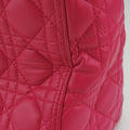 Lady Dior Rose lambskin 18-MA-0173レディディオール ローズ レッド ラムスキン 18-MA-0173