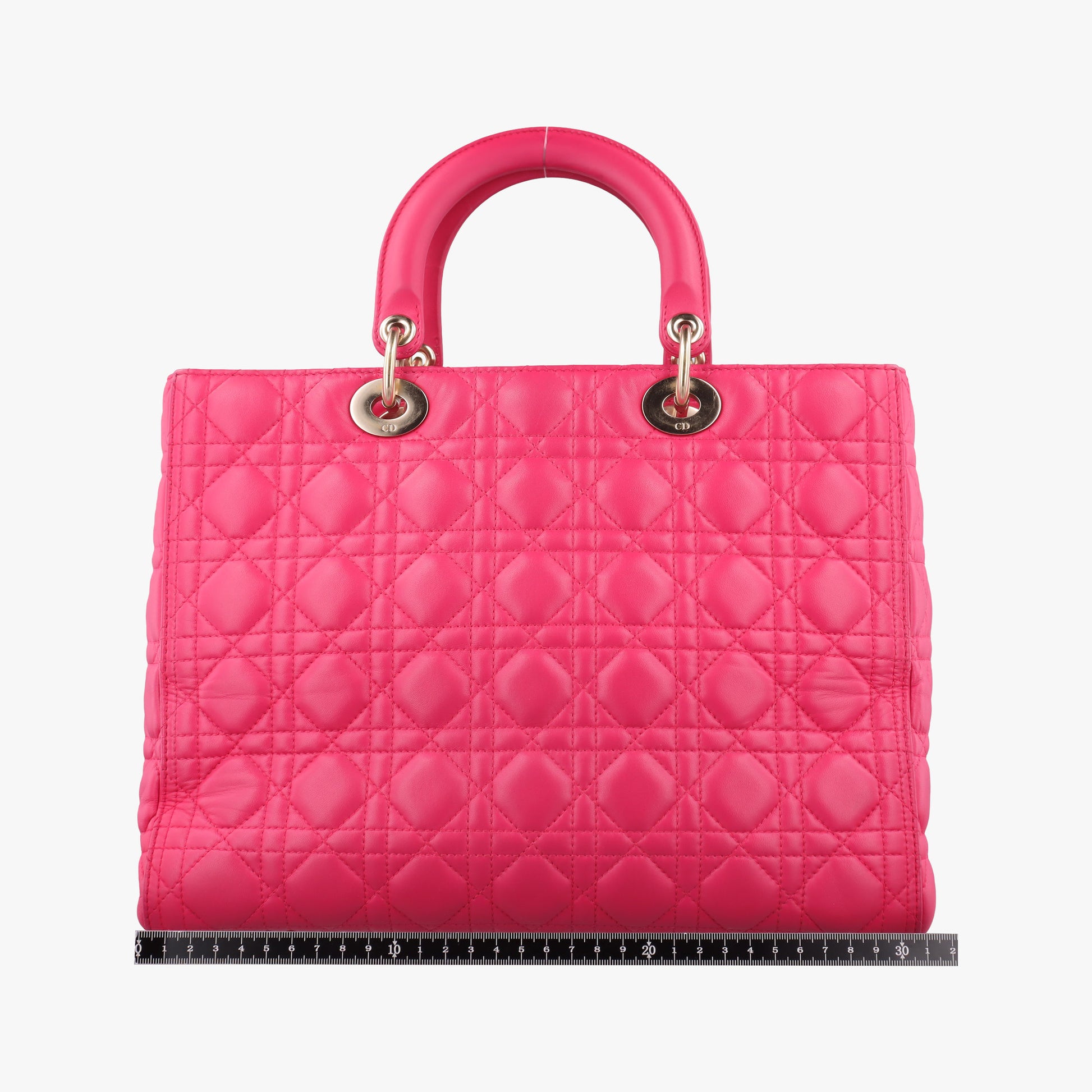 Lady Dior Rose lambskin 18-MA-0173レディディオール ローズ レッド ラムスキン 18-MA-0173