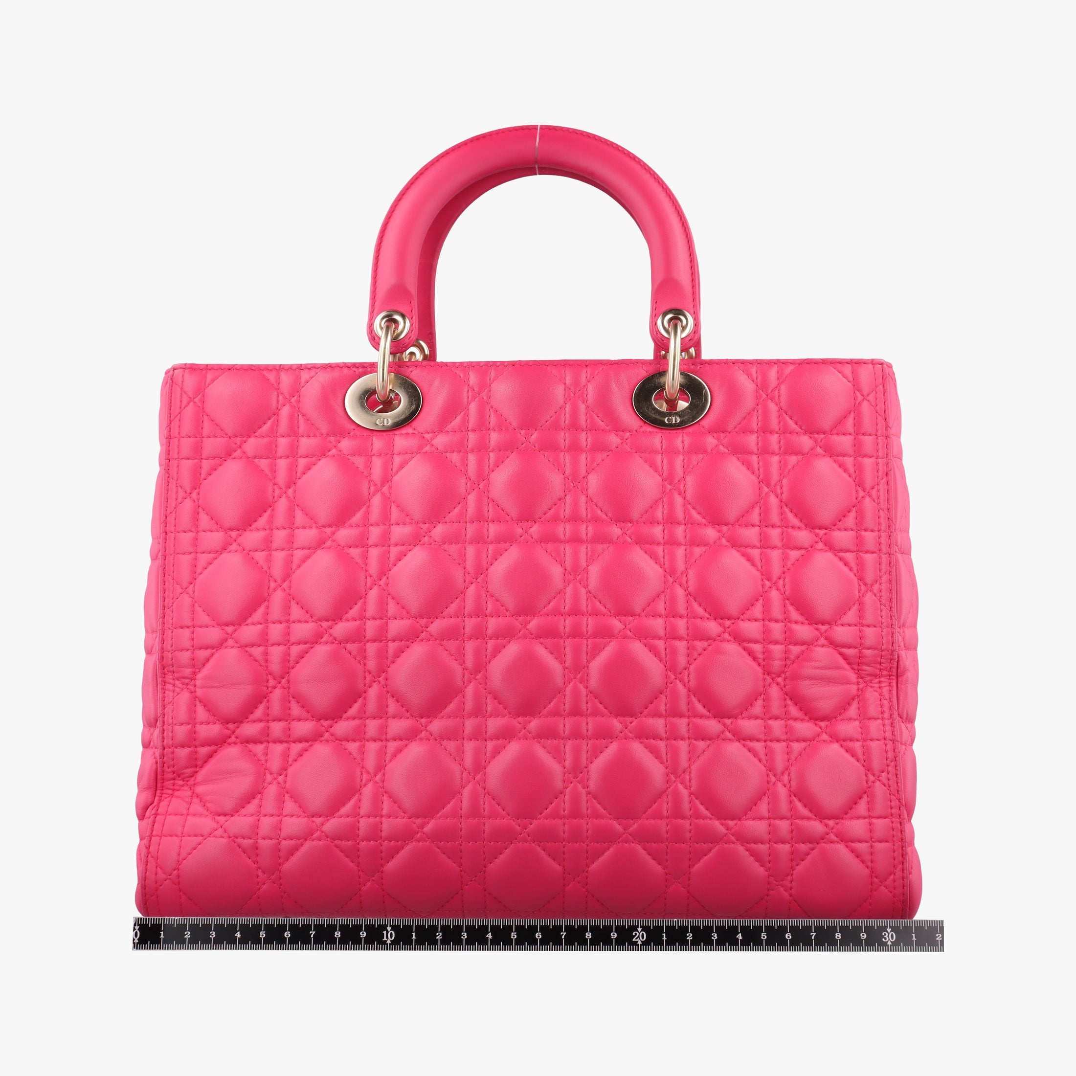 Lady Dior Rose lambskin 18-MA-0173レディディオール ローズ レッド ラムスキン 18-MA-0173