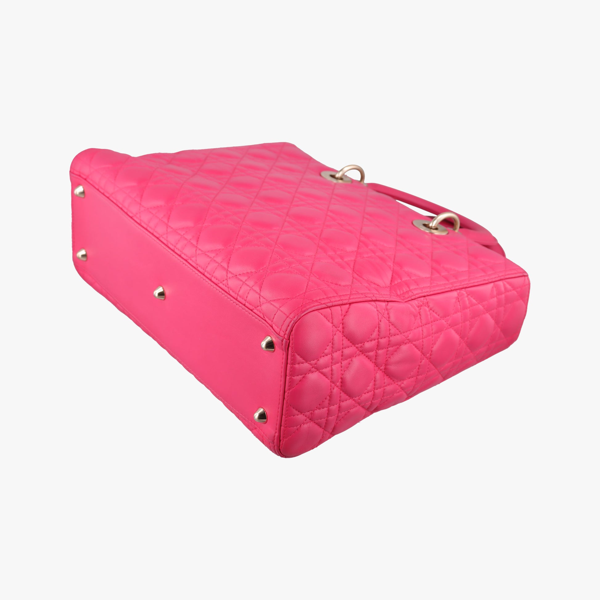 Lady Dior Rose lambskin 18-MA-0173レディディオール ローズ レッド ラムスキン 18-MA-0173